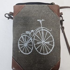 Mona B Crossbody Bag with Bicycle Design